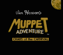 Muppet Adventure: Chaos at the Carnival title screenshot